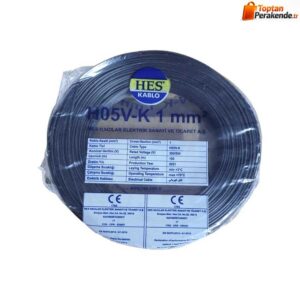 Hes Nyaf Kablo 1 mm² Siyah ( H05v-K )